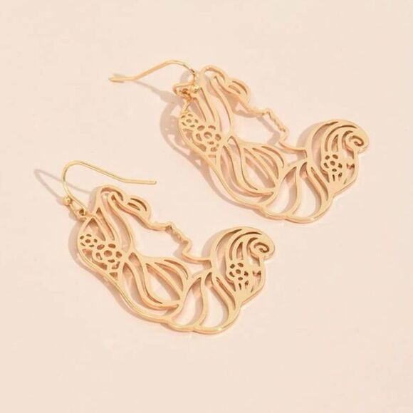 Y2K Princess Aurora Sleeping Beauty Fairycore Mythical Earrings - Picture 2 of 6